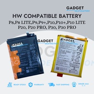 HWA P8,P8 LITE,P9,P9+,P10,P10+,P10 LITE P20, P20 PRO, P30, P30 Pro Compatible Battery GD