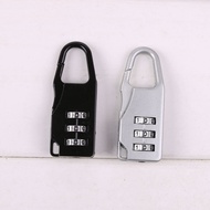 กุญแจสายยูรหัสผ่านขนาดเล็กทำจากซิงค์อัลลอยด์กระเป๋าเดินทางกระเป๋าเป้สะพายหลังกล่องดินสอกุญแจขนาดเล็ก Gembok KATA Sandi ขนาดเล็ก