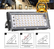 Lampu Sorot Lapangan Voli Badminton Bola Bulu Tangkis Tenis Outdoor 50W Taman 4500 Lumens Waterproof