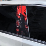 Samurai Hero Train Sticker, 2 Pieces, B-pillar Waterproof Sticker, DIY Train Door-pillar Sticker, Sc