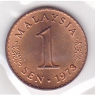 Malaysia 1  Cent  Coin  1973  HSM2026116