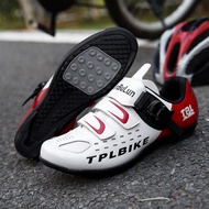 Road Bike Cycling Shoes Road Lock Shoes Set Lockless Cycling Shoes Breathable Mountain Bike Road Bik