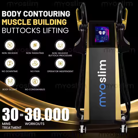 EMS Body Slimming Machine Electrical Muscle Stimulation for Sculpting Fat Burning Weight Control Car