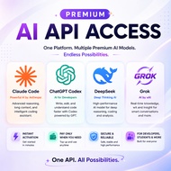 (CHEAPEST) Premium AI API Access | Claude Code, ChatGPT Codex, DeepSeek & Grok | Multi-Model API