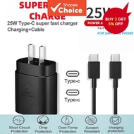 Super Fast 25W 45W 65W Charger Head With Type C Charging Cable Support Samsung S20/21/22 A70/71/80