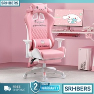 4D Ergonomic Gaming Chair Work Leisure Office Chair Adjustable With Foot Rest Girl Cartoon Fantasy C