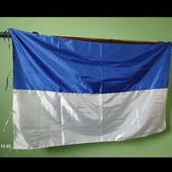 bendera polos biru putih/bendera persib bandung ukuran 150x90