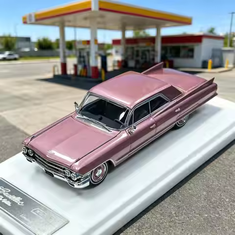 In Stock MK Miniatures 1:64 Cadillac Eldorado Ice Berry Pink Alloy Car Model