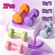 Dumbell Set 2PCS 1kg/2kg/3kg Girl Dumbbell Gym Dumbbell Exercise Fitness Exercise Home Weight Workou