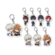 Anime keychain The Ice Guy and His Cool Female Colleague chibi anime Backpack bag decoration accesso