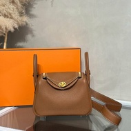 HERMES Mini lindy - 金棕金 U