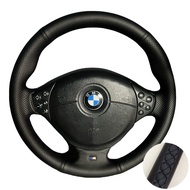 Artificial Leather Car Steering Wheel Cover For BMW M Sport E36 1996-2000 E39 1995-2001 Z3 M E36/7 E