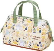 Skater - 日本版龍貓袋 Totoro龍貓手挽袋午餐袋 (Overlay)戶外旅行保溫保冷多用途袋拉鍊迷你手挽袋飯袋午餐袋便當袋包 平行進口