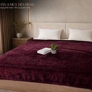 BCOM 2MX2M3 4-SEASON PREMIUM FUR BLANKET - LUXURY, SMOOTH, thin blanket (C217 - C224)