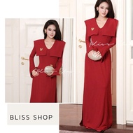 [Ao Dai Collection] Cat Tuong Modernized Ao Dai High Quality Design Turtleneck Elegant Soft Luxuriou