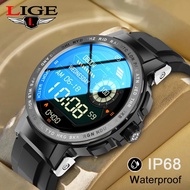 LIGE Smart Watch Men Women IP68 Waterproof Multiple Sports Modes Custom Face Smartwatch Men Heart Rate Monitoring