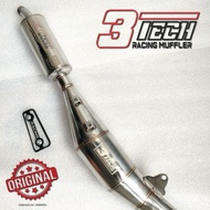 Fizr Special Edition Stainless Steel Shield Exhaust by 3Tech Racing Muffler Original