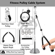 Fitness System 3H Cable Pulley DIY Triangle Rope Lifter Adjustable Length Suitable For Exercise Gym
