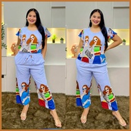 ✤ ✩ ∆ CHALLIS BUTTERFLY SLEEVE BLOUSE & SQUARE PANTS TERNO (M-XL)