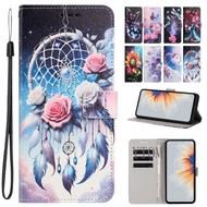 For HMD Pulse Pro Casing For HMD Pulse+ Fashion painted butterfly Phone Case pu leather Wallet Prote