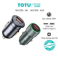 Totu Car Charger Fast Charging, Capacity 30W / 20W, QC 3.0 22.5W Charger, Charge 2 Devices - 2-Port 