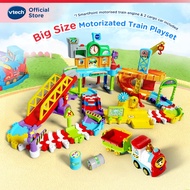 VTech GoGoSmartWheels Roadmaster Train Playset - Big Motorized Train Venhicle Playset Toys Boys Girl