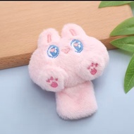 GANTUNGAN Cute Plush Animal Cat Fur Keychain
