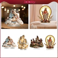 [Lohobby] 2d Jesus Holy Figure Decoration Acryltic Shield Flat Desktop Orient for Bedroom