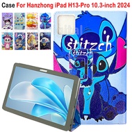 For Hanzhong iPad H13-Pro 10.3-inch 2024 High Quality PU Leather Drop Resistant Stand Flip Cover iPa