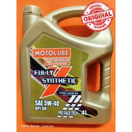 MOTOLUBE 5W40 SN Pro Race Tech / EP SERIES Fully Synthetic (4L) Engine Oil