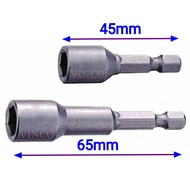 8mm Hexagon Magnetic Nut Socket 1/4'' Hex Shank 45mm/65mm Socket Magnetic Nut Driver