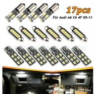 Suitable for map lights Can Top light LED Lamp2005-2011 Internal C6  /bus round pcs Audi17A6 M2ML