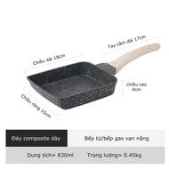 Chảo chống dính 4 ngăn cao cấp đáy từ dung mọi loại bếp - Aeneas Shop