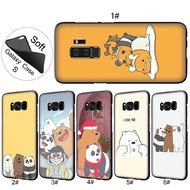 Samsung Galaxy S8 S9 Plus S7 Note 9 8 funny We Bare Bears Soft TPU Phone Case