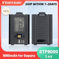 【DC-126】2025 NEW 7.4 1880mAh Sepura STP8000 Replacement Battery for Sepura STP8000 STP8020 STP8030 S