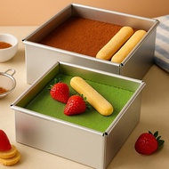 Square Cake Mold Movable Bottom Square Mousse Chiffon Tirami Household 13 13 20 20 27 27 33cm
