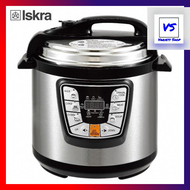 (ISKRA) 6L Electric Pressure Cooker Timer Rice Cooker (6KG) - hasriayie91