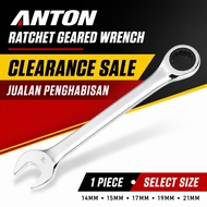 ANTON 72 Teeth Ratchet Geared Wrench 14MM-21MM Clearance | Spanar Ratchet 单支销售 l Rachet Wrench Spann