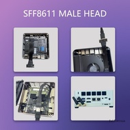 fol 64Gbps Extension Cable M 2 to Oculink 4i for M 2 Mkey to SFF8611 PCIe4 0 Gen4 Silver Plated Cabl