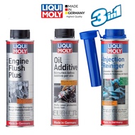 LIQUI MOLY ADDITIVE COMPLETE PACKAGE ( 3 IN 1 )- ENGINE FLUSH PLUS,OIL ADDITTIVE,INJECTION CLEANER