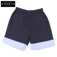 กางเกงขาสั้นผ้าฝ้ายสำหรับผู้ชาย Loewe สีน้ำเงินเข้มและสีฟ้าอ่อน ไซส์ M (H526Y1AW23) (ยังไม่เคยใช้งาน