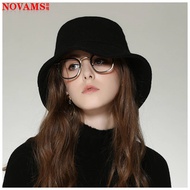 Acyclovir new fisherman hat Autumn winter hat male lady Korean version trend wool Pure color hundred