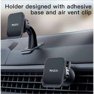 YESIDO C110 2 in 1 Magnetic Car Phone Mount Holder Air Vent Windshield Dashboard Phone Holder