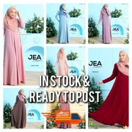 #CLEARENCE JEA JUBAH SABELLA PLAIN MOSS CREPE