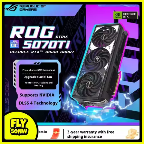 ROG Raptor TUF Esports Asus/ASUS 5070/5070Ti/16G 12G GDDR7 Gaming Esports Desktop Assembly Computer 
