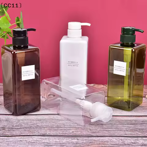 650ml Plastic Empty Pump Dispenser Bottle Shampoo Lotion Shower Gel Bottle〔CC11〕