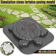HAPPY TIME-1 PCS Turtle Shape Stepping Stone Mold Tortoise Concrete Cement Mould Walk Maker DIY Pers