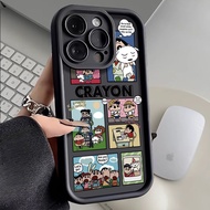 SS2745 Small crayons for case oppo A3X A3 A3s A16 A18 A38 A60 A54 A5s A15 A17 A17k A53 A57 A77s A5 2