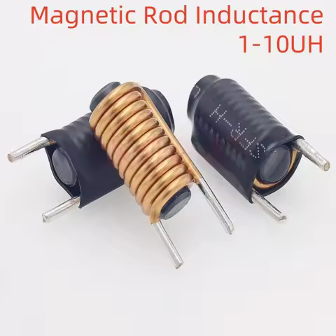 10Pcs Magnetic Rod Inductance Coil Rod Inductors For DC Filtering 1UH 1.5UH 2.2UH 3.3UH 4.7UH 8UH 10