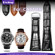Apply To CARTIER, 16mm/18mm/20mm/22mm/23mm/24mm/25mm Men's Genuine Cowhide Watch Strap For Tank Seri
